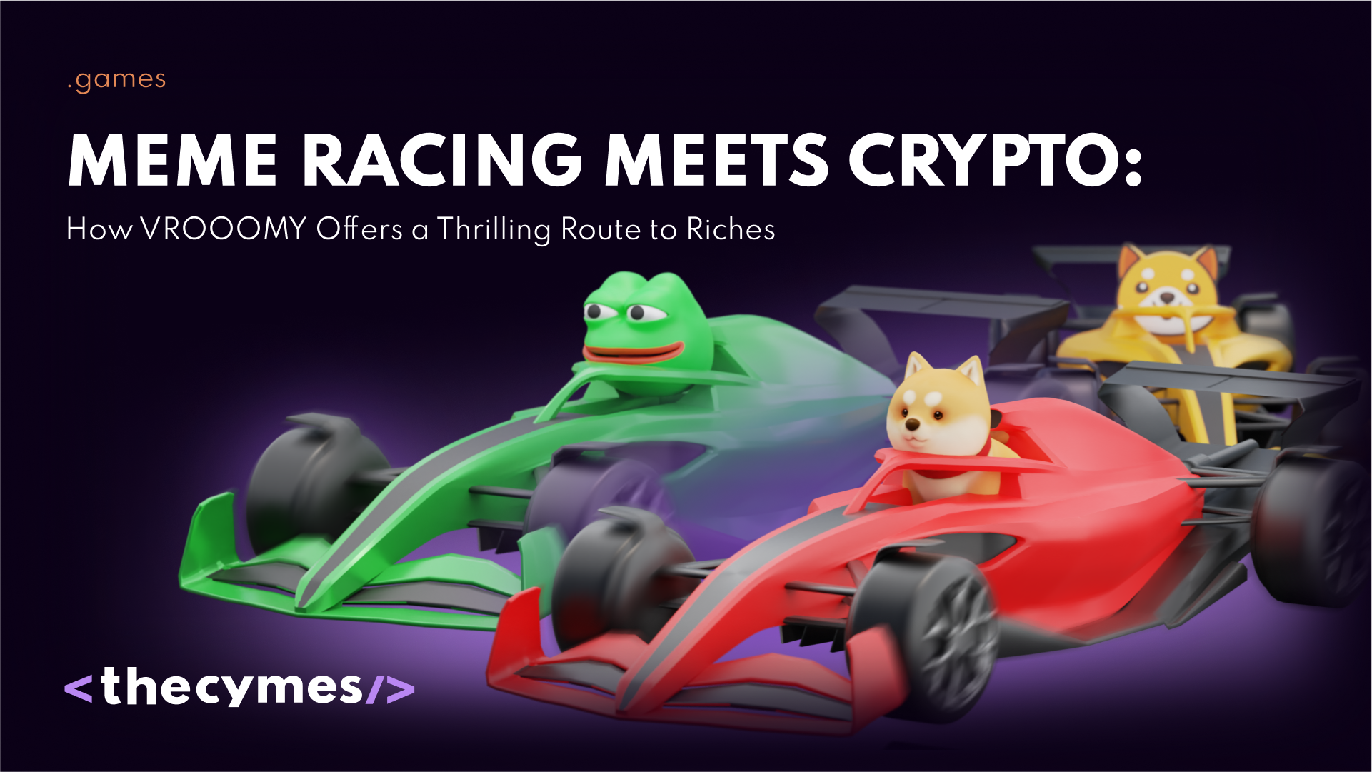 Meme Racing Meets Crypto: How VROOOMY Offers a Thrilling Route to Riches cover