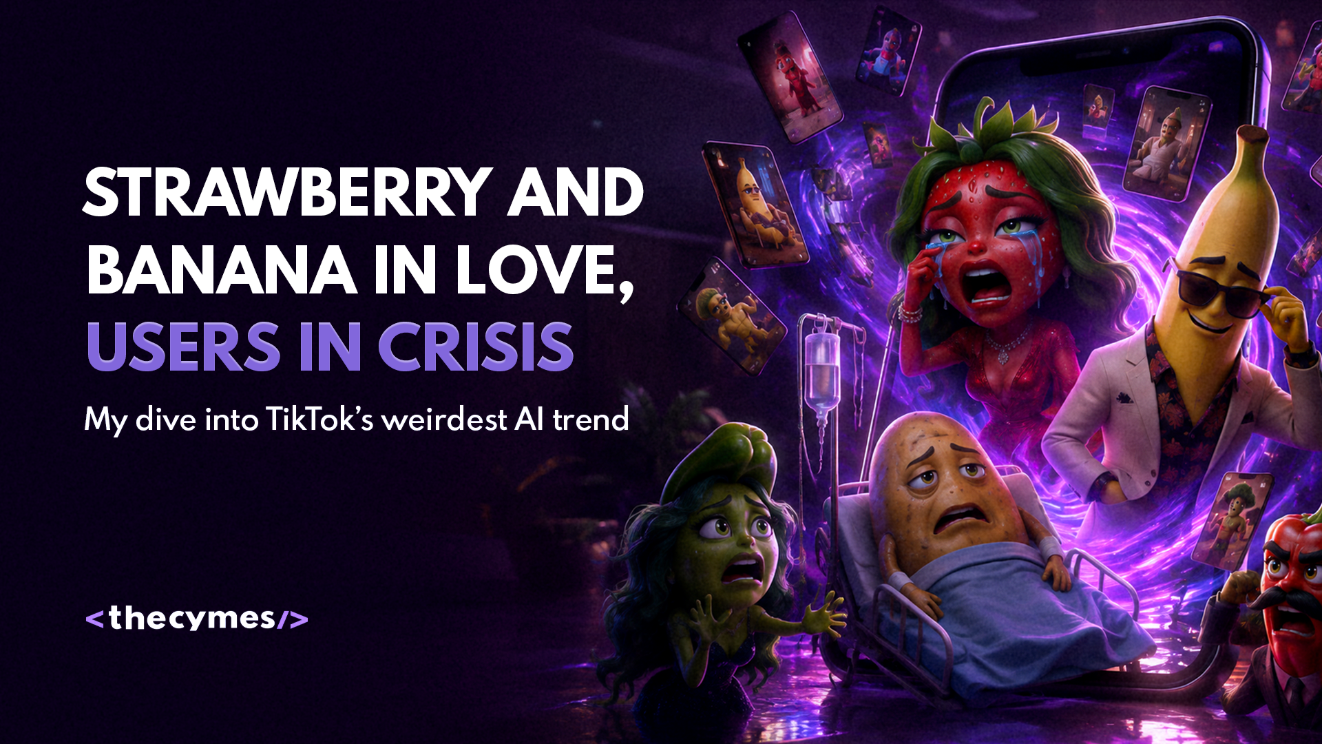 Strawberry and Banana in Love, Users in Crisis: Inside TikTok’s Weirdest AI Trend cover