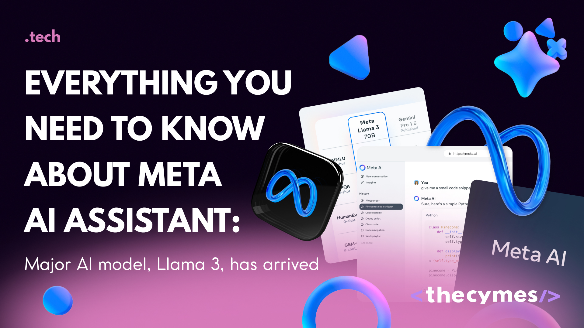 Everything You Need to Know About Meta AI Assistant: Major AI model, Llama 3, has arrived cover