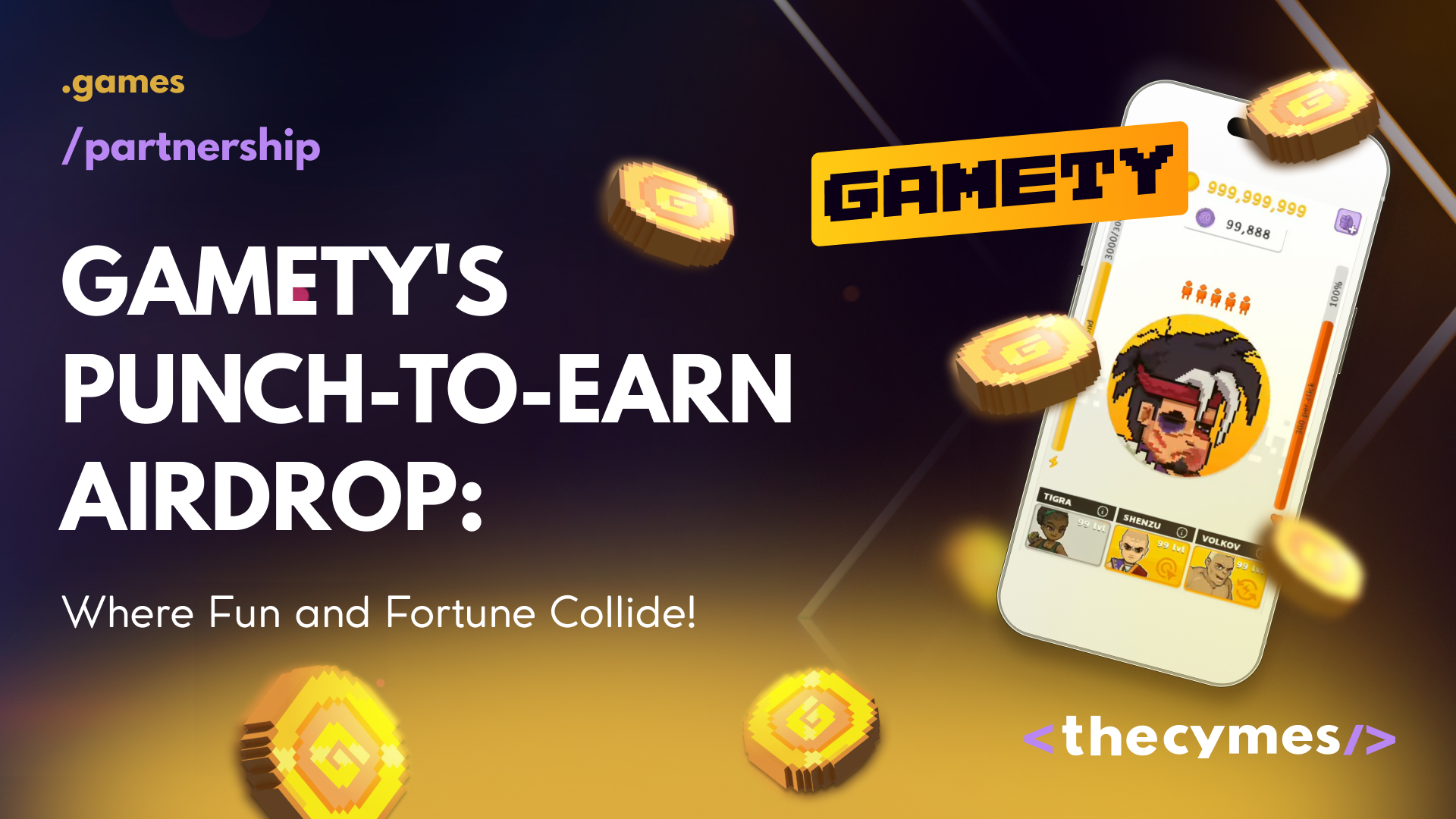 Gamety's Punch-to-Earn Airdrop: Where Fun and Fortune Collide! cover