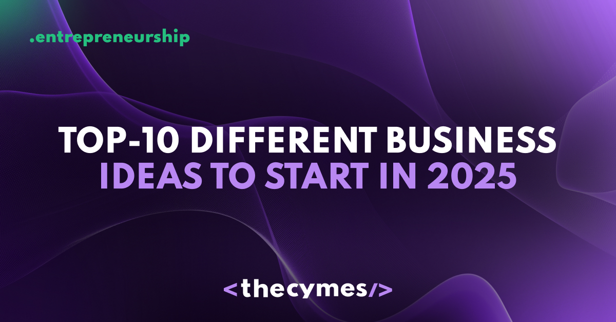 TOP-10 different business ideas to start in 2025  cover